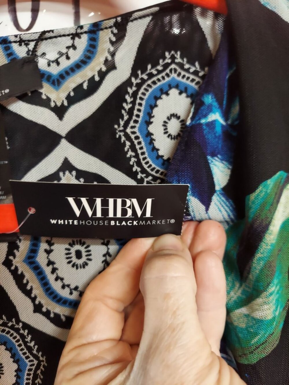 White House Black Market Floral Ruched Sleeveless Midi Dress M - Picture 2 of 8